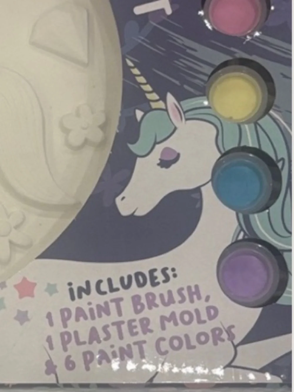 Playtex Unicorn Craft Kit - Purple, Pink & Blue Paint Set